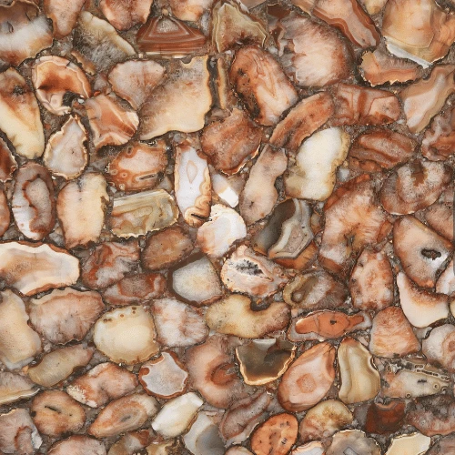 Ruby Agate Semi Precious